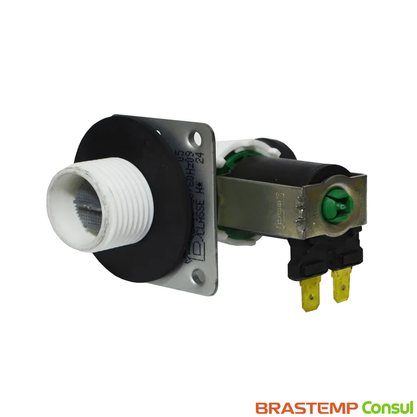 VÁLVULA ENTRADA DE ÁGUA LAVADORA BRASTEMP / CONSUL CWE06A CWE06B BWC09AB CWC22A BWC07A BWC08A CWC22B 220V | 326004753