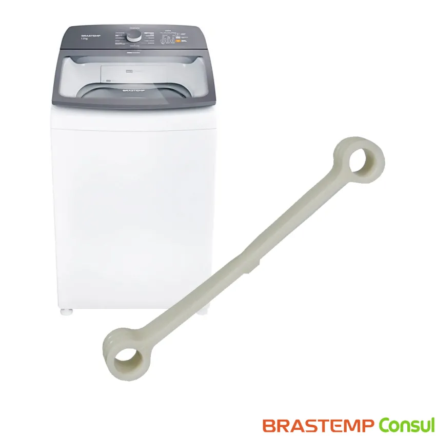 KIT 4 TIRANTE 24" BRANCO LAVADORA BRASTEMP CONSUL BWB11A BWC10A BWF08A BWF09A BWF24A BWG10A | 326000516 