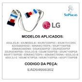 CABO FLAT LG 50NANO75SPA 50UP7750PSB 55NANO86SNA 55UK6360PSF EAD64666302 NOVO - ORIGINAL