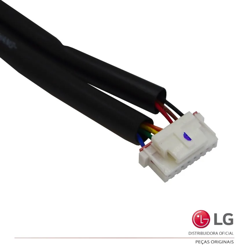 CABO DE CONEXÃO DA PLACA DISPLAY / RECEPTORA AR CONDICIONADO LG TSNH072W4W0 EAD60714604