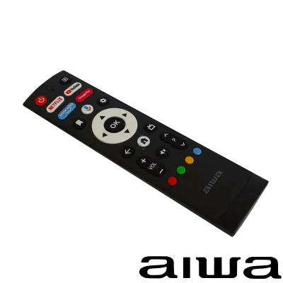 CONTROLE REMOTO AIWA 32/43/50 SC2522-0003-02 ATALHOS: NETFLIX | YOUTUBE | PRIME VIDEO | GOOGLE PLAY