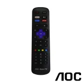 CONTROLE REMOTO AOC ROKU RC-NWIR3026000080 NETFLIX | APPLETV+ | PRIME VIDEO | GLOBOPLAY