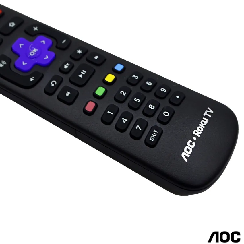 CONTROLE REMOTO AOC ROKU TV RC-NWIR3226001279 50U6125/78G NETFLIX / DISNEY+ / GLOBOPLAY / APPLETV+