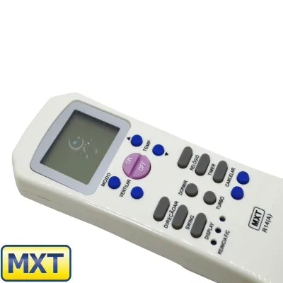 CONTROLE REMOTO PARA AR CONDICIONADO SPLIT CARRIER ADMIRAL R14(A)