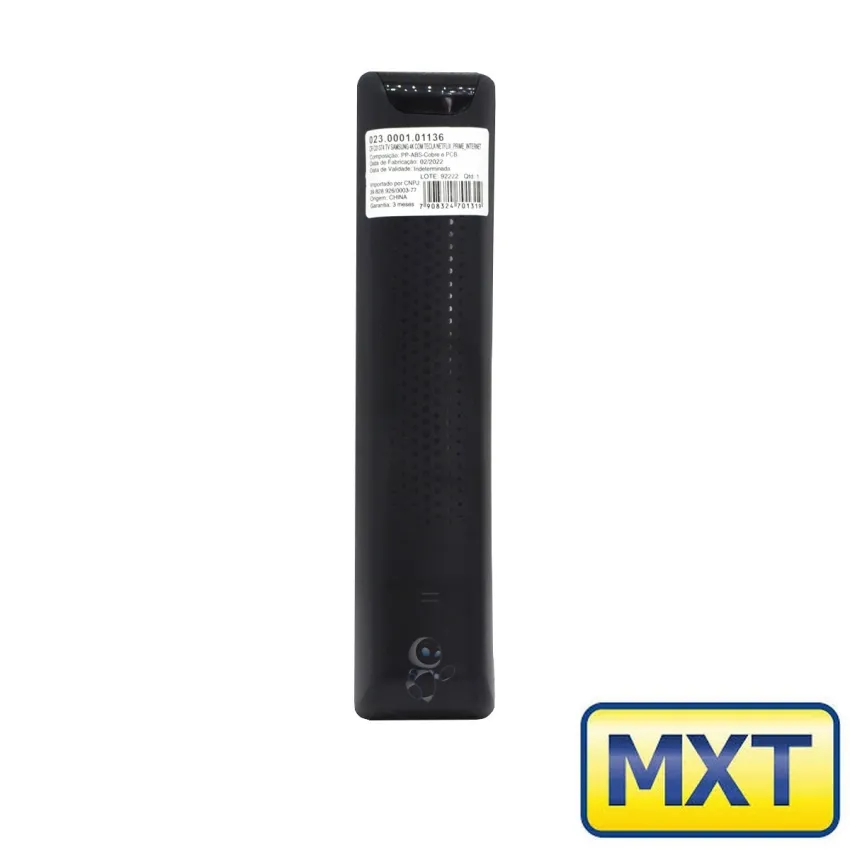 CONTROLE REMOTO MXT P/ SAMSUNG ATALHO: NETFLIX | PRIME VÍDEO | GLOBO PLAY BN63-18063A
