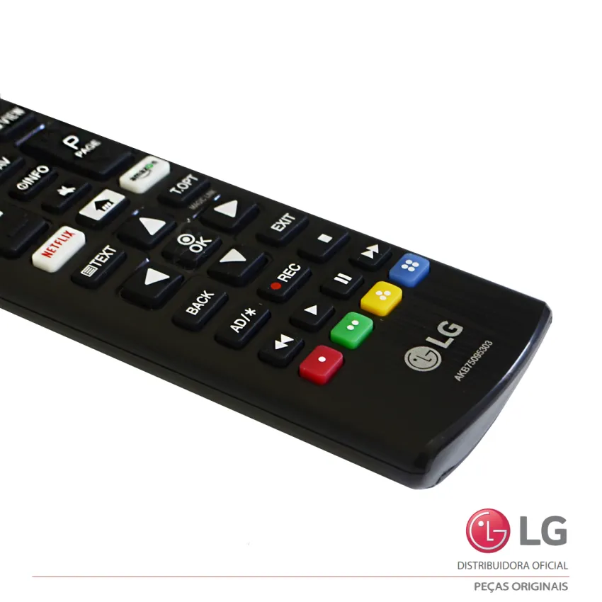 CONTROLE REMOTO LG SMART AKB75375604 AKB75095303 | ATALHOS: NETFLIX | AMAZON | ORIGINAL