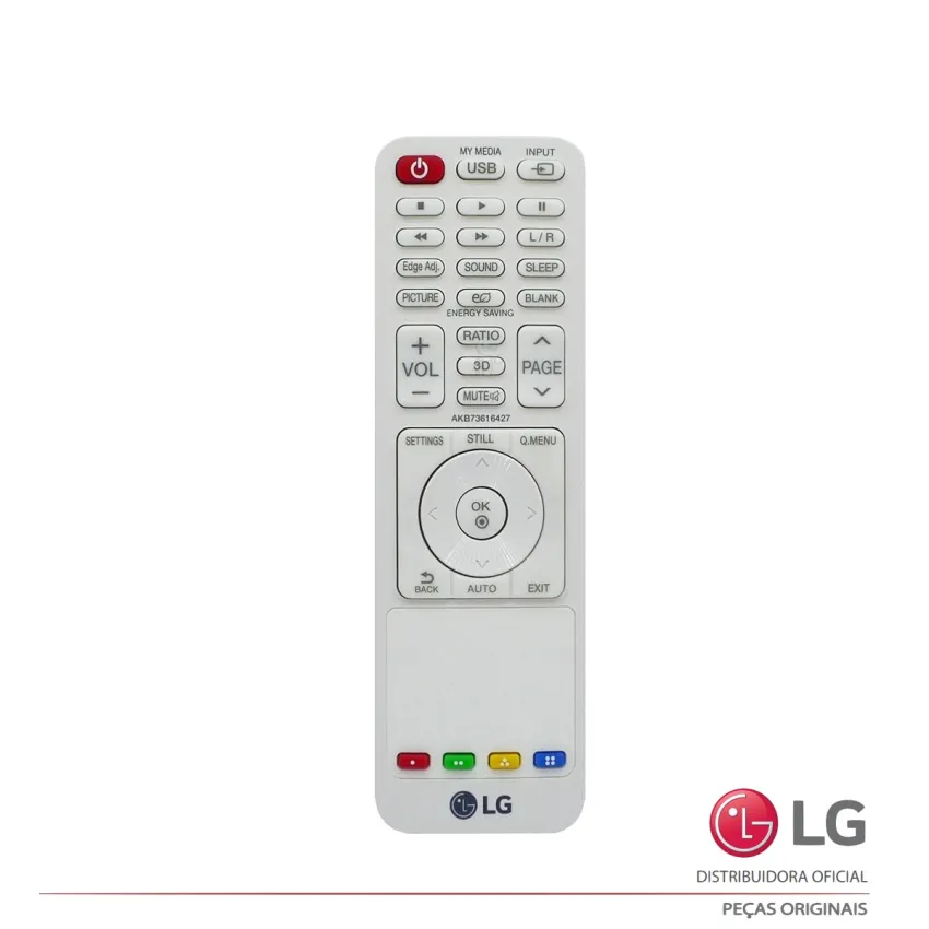 CONTROLE REMOTO PROJETOR LG PF1500G PF1500G-GL AKB73616427 AKB73616420 AKB73616436 | NOVO