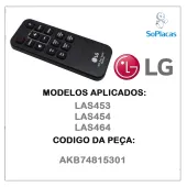 CONTROLE REMOTO LG AKB74815301 LAS453 LAS454 LAS464 - ORIGINAL