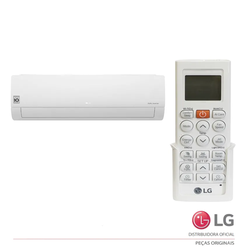 CONTROLE REMOTO AR CONDICIONADO LG S3NW09AA31C S3NW12JA31A S3NW18KL31A AKB75215423 | ORIGINAL 