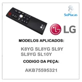 CONTROLE REMOTO LG SK8YG SL8YG SL9Y SL9YG SL10Y AKB75595321 - ORIGINAL