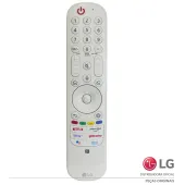 Controle Remoto Magic Lg An-Mr22 An-Mr22ga  Netflix | Prime Video | Disney+ | Globoplay | Alexa | BRANCO AKB76042303