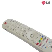 Controle Remoto Magic Lg An-Mr22 An-Mr22ga  Netflix | Prime Video | Disney+ | Globoplay | Alexa | BRANCO AKB76042303