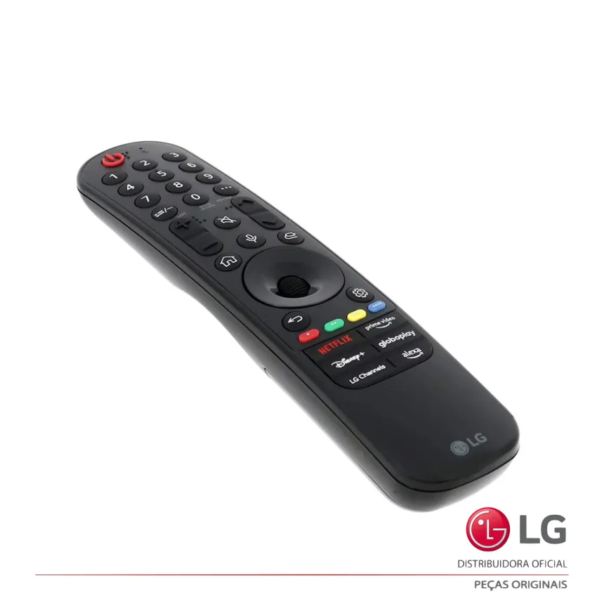 CONTROLE REMOTO LG AN-MR23GA MR23 ATALHOS: NETFLIX | PRIME VIDEO | DISNEY+ | GLOBOPLAY | LG CHANNELS | ALEXA AKB76043204