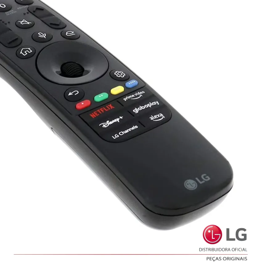 CONTROLE REMOTO LG AN-MR23GA MR23 ATALHOS: NETFLIX | PRIME VIDEO | DISNEY+ | GLOBOPLAY | LG CHANNELS | ALEXA AKB76043204