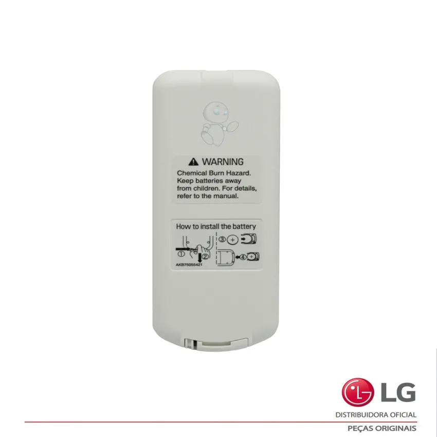 CONTROLE REMOTO DO PURIFICADOR LG AKB75055421 AS101DSH0 AS101DWH0 AS651DSH0 AS651DWH0 - ORIGINAL