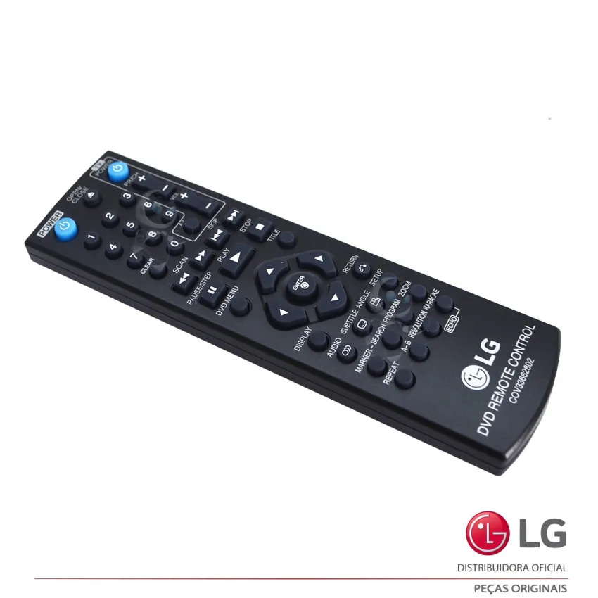 CONTROLE REMOTO LG DV397 DV497 DV697 COV33662802 AKB35840201