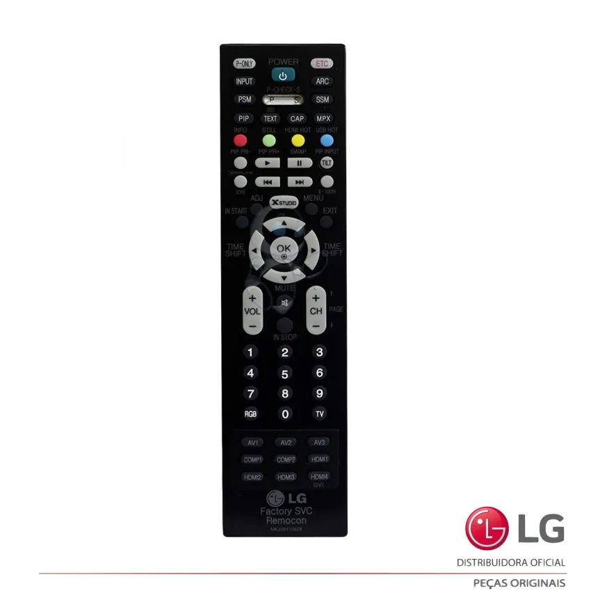 CONTROLE REMOTO DE SERVIÇO LG FACTORY SVC MKJ39170828 NOVO - ORIGINAL