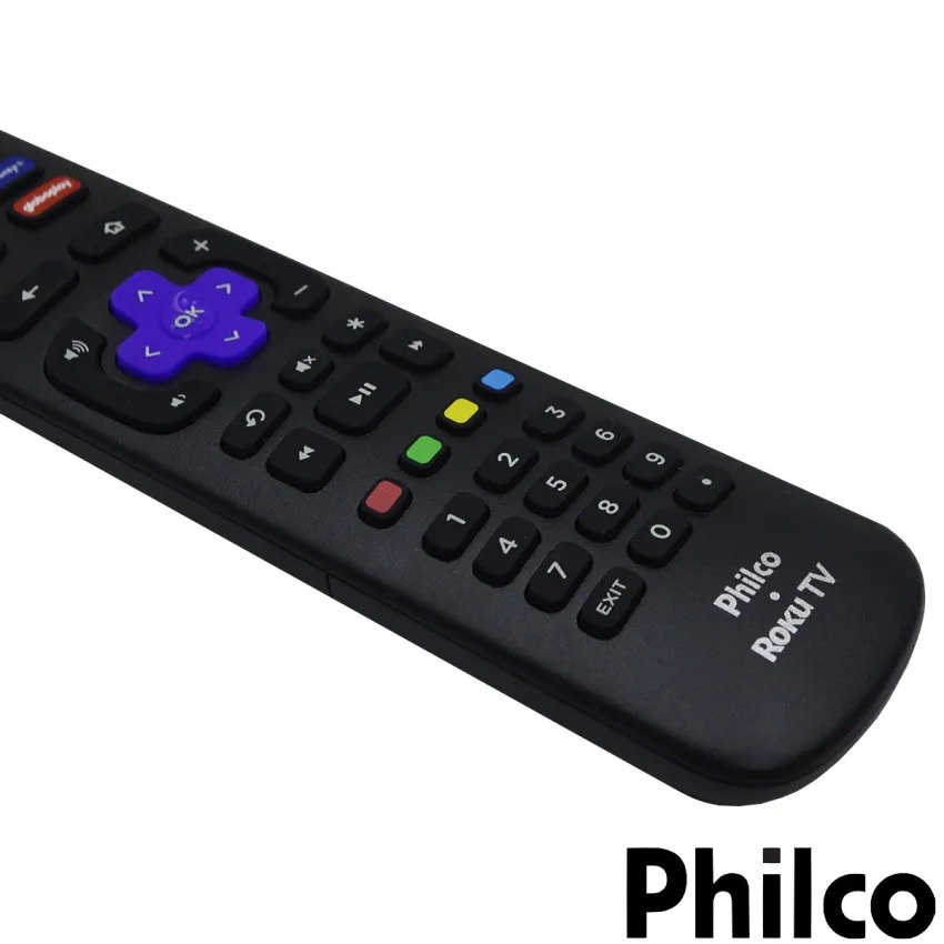 CONTROLE REMOTO PHILCO ROKU TV RC-NWIR3226001280 NETFLIX / DISNEY+ / GLOBO PLAY / APPLE TV+