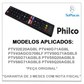 CONTROLE REMOTO PHILCO SMART **ATALHOS: NETFLIX / YOUTUBE / GLOBOPLAY / PRIME VÍDEO**