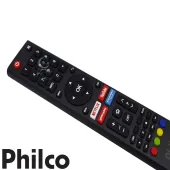 CONTROLE REMOTO PHILCO SMART **ATALHOS: NETFLIX / YOUTUBE / GLOBOPLAY / PRIME VÍDEO**