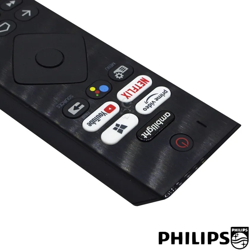 CONTROLE REMOTO PHILIPS PRIME VIDEO / NETFLIX / YOUTUBE / AMBILIGHT 398GM08BEPHN0006HT