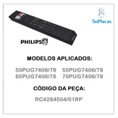 CONTROLE REMOTO PHILIPS RC4284504/01RP PRIME VÍDEO | GOOGLE PLAY | NETFLIX | YOUTUBE