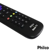 CONTROLE REMOTO PHILCO ROKU TV RC-NWIR3026000082 NETFLIX / PRIME VIDEO / GLOBO PLAY / APPLE TV+