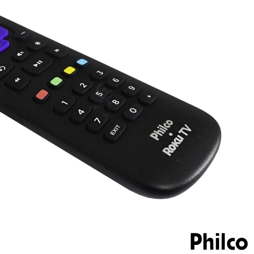 CONTROLE REMOTO PHILCO ROKU TV RC-NWIR3026000082 NETFLIX / PRIME VIDEO / GLOBO PLAY / APPLE TV+