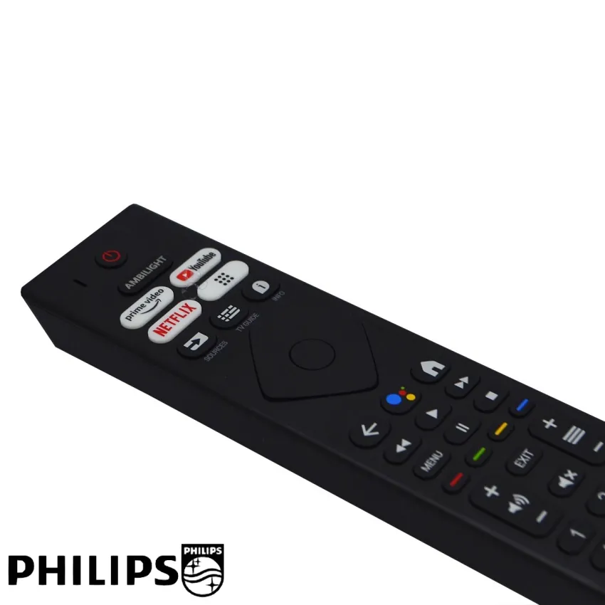 CONTROLE REMOTO PHILIPS RF510B 2K23 R52-MB-LT PRIME VIDEO / NETFLIX / YOUTUBE / AMBILIGHT