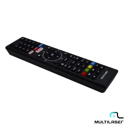CONTROLE REMOTO MULTILASER Tl025 Tl028 Tl039 ATALHOS: YOUTUBE | GLOBOPLAY | PRIME VIDEO | NETFLIX