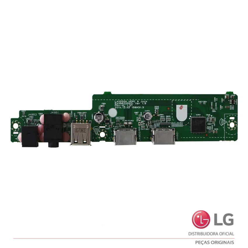 PLACA PRINCIPAL LG SOUNDBAR LAS550H EBR80313001 EAX66222601 NOVA | ORIGINAL
