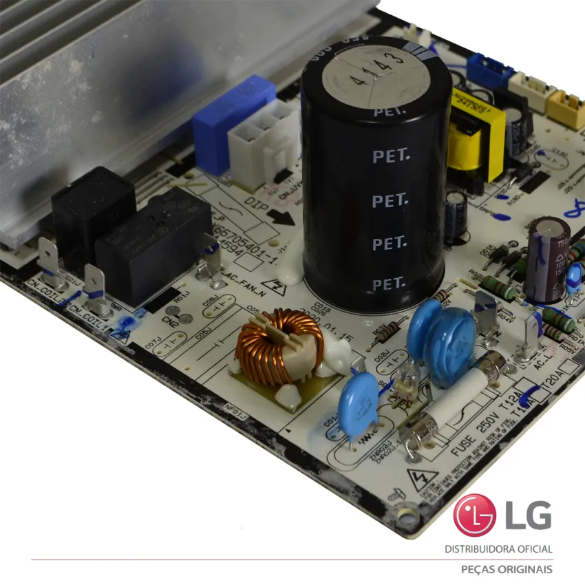 PLACA CONDENSADORA LG DUAL INVERTER S4UQ09WA5WB S4UW09WA51A S4UW09WA5WA EBR82870714 EAX66705401