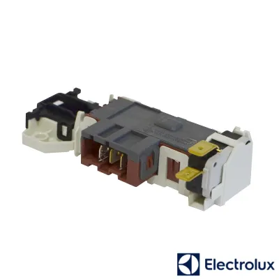 DISPOSITIVO TRAVA DA TAMPA LAVADORA ELECTROLUX LAC12 LAC13 LAC16 LAI17 LAP16 LDD16 LES13 | 64500306