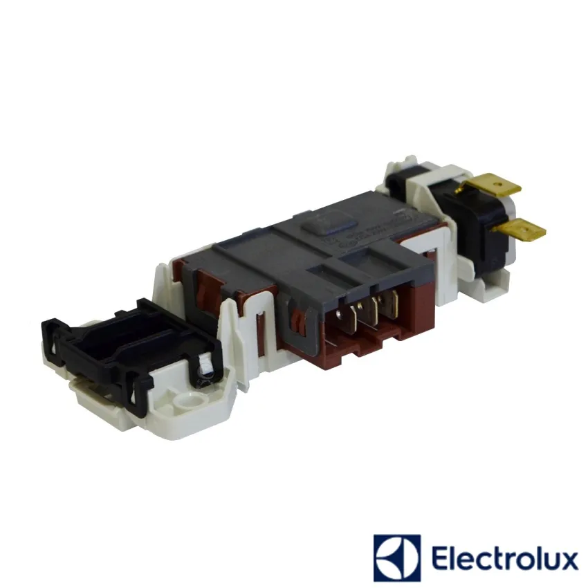 DISPOSITIVO TRAVA DA TAMPA LAVADORA ELECTROLUX LAC12 LAC13 LAC16 LAI17 LAP16 LDD16 LES13 | 64500306