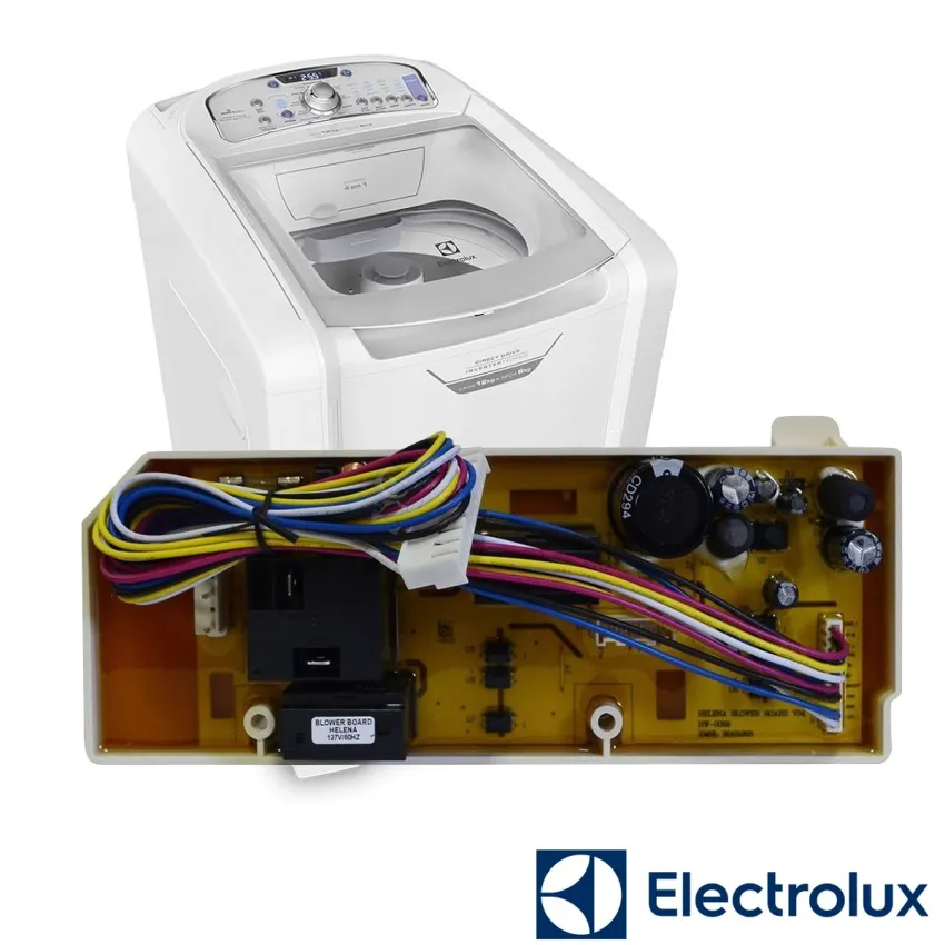 PLACA MOTOR VENTILADOR LAVA E SECA ELECTROLUX LST12 LSW12 LSW15 HW-0059 64500840 - ORIGINAL