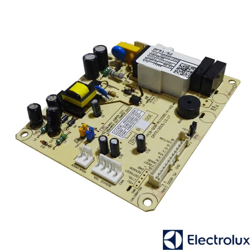 PLACA POTÊNCIA GELADEIRA ELECTROLUX DF51 DF51X DF52 DF52X DFN52 DFW52 DW52X | A02021009
