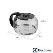 JARRA DE VIDRO CAFETEIRA EASYLINE ELECTROLUX 1,25L CMB21  | A09753501