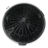 FILTRO DE AR CARVÃO ATIVADO COIFA ELECTROLUX 60CT 60CTS 60CVS 70CS 90CIT 90CIV | A07685401 