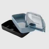 MARMITA LUNCH BOX TAMPA EASY OPEN ELECTROLUX 2 EM 1 PRETA | A15338601