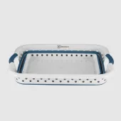 CESTO DOBRÁVEL MULTIUSO ELECTROLUX | 40 LITROS | COR: BRANCO - AZUL | A21838801 