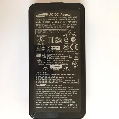 FONTE EXTERNA SAMSUNG AD-6314C BN44-00399A 100-240V~2.0A 50/60Hz 14.0v===4.5a 63W