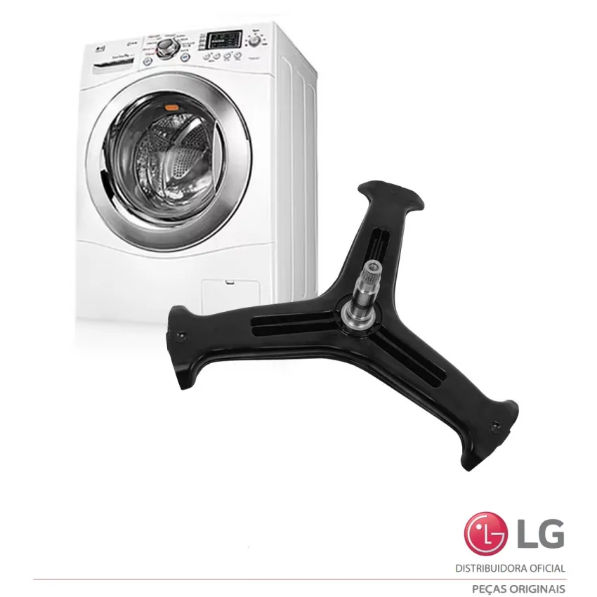 EIXO DO TAMBOR LAVA E SECA LG WD-1403RD5 WD-1409FD WD-1410RD WD-14311RD WD-14312RD | 4434ER1008D 4434ER1008E