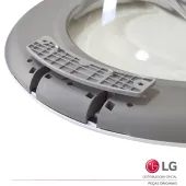 PORTA COMPLETA LAVA E SECA LG FRONTAL FV3011WG4 FV3011WG4A ADC76406413