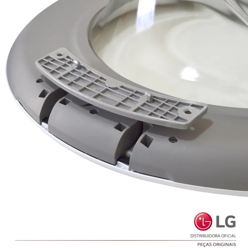PORTA COMPLETA LAVA E SECA LG FRONTAL FV3011WG4 FV3011WG4A ADC76406413
