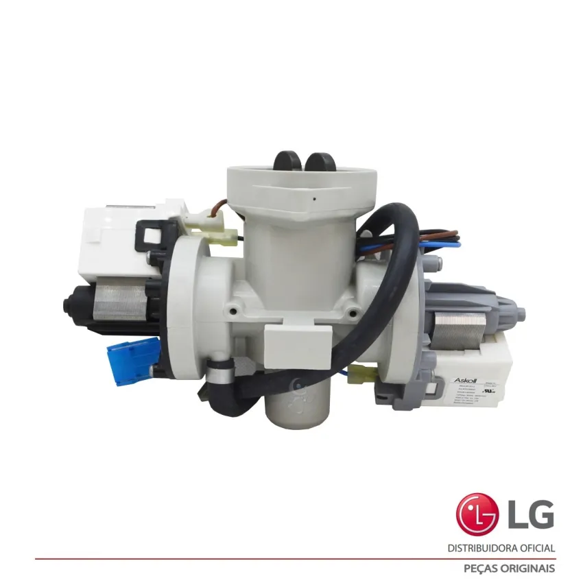ELETROBOMBA DRENAGEM LAVA E SECA LG 120V NAS106F1WBZ WD11EP6 WD1412RT7B WD9EP6 WD9WP6 AHA75453302 5859ER1002U
