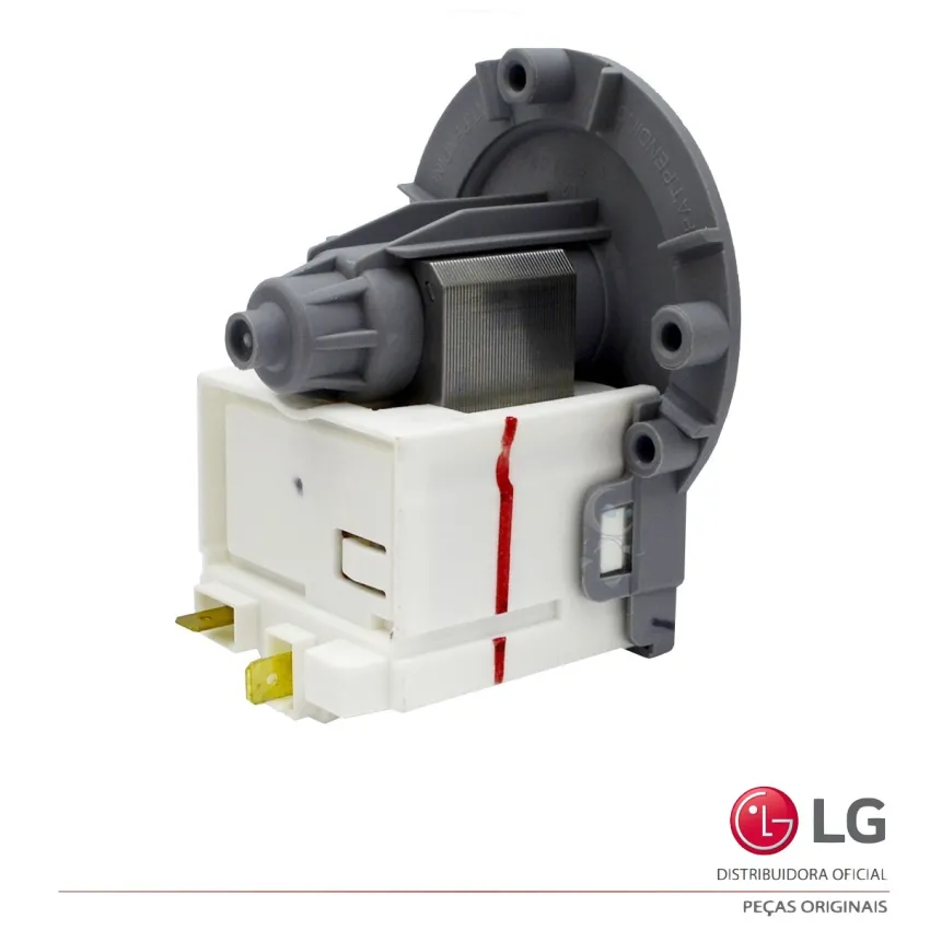 ELETROBOMBA / BOMBA DE DRENAGEM LG 220V T1407TPX TS1804DPH WT-H8006 WD-12320RD WF-T1022TP S3008 EAU61383502