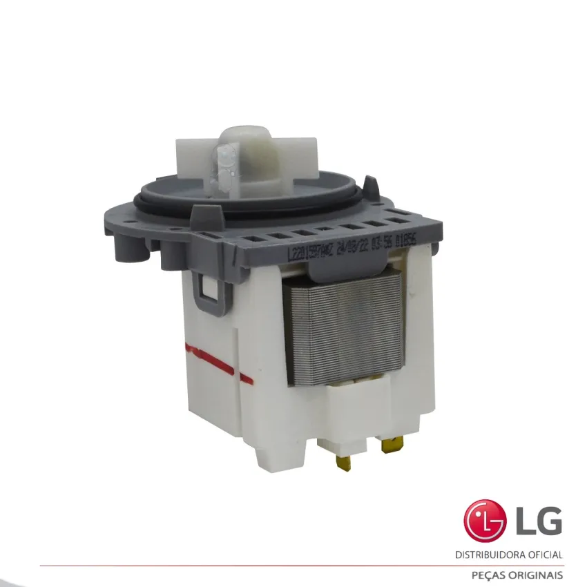ELETROBOMBA / BOMBA DE DRENAGEM LG 220V T1407TPX TS1804DPH WT-H8006 WD-12320RD WF-T1022TP S3008 EAU61383502