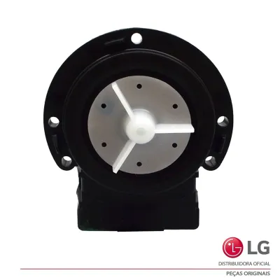 ELETROBOMBA / MOTOR DA BOMBA DE DRENAGEM LG 120V 80W  LAVA E SECA  4681EA2001T