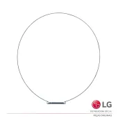 ANEL FIXAÇÃO ABRAÇADEIRA FRONTAL LAVADORA LG WD-1485AD WD-C1485AD WD10WP6 4861EN3004K 4861EN3004B