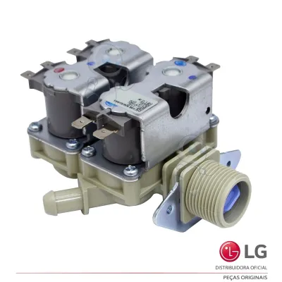 VALVULA DE ENTRADA ÁGUA 4 VIAS LAVA E SECA 110V LG WD-1250ARD WD-1250ERD WD-S12MPAC 5221ER1002C